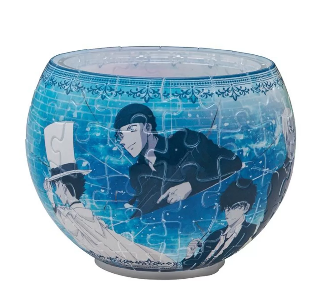 Yanoman 2201-66 3D Led Lamp Shade Puzzle Detective Conan Case Closed Blue Truth (80 Pieces)