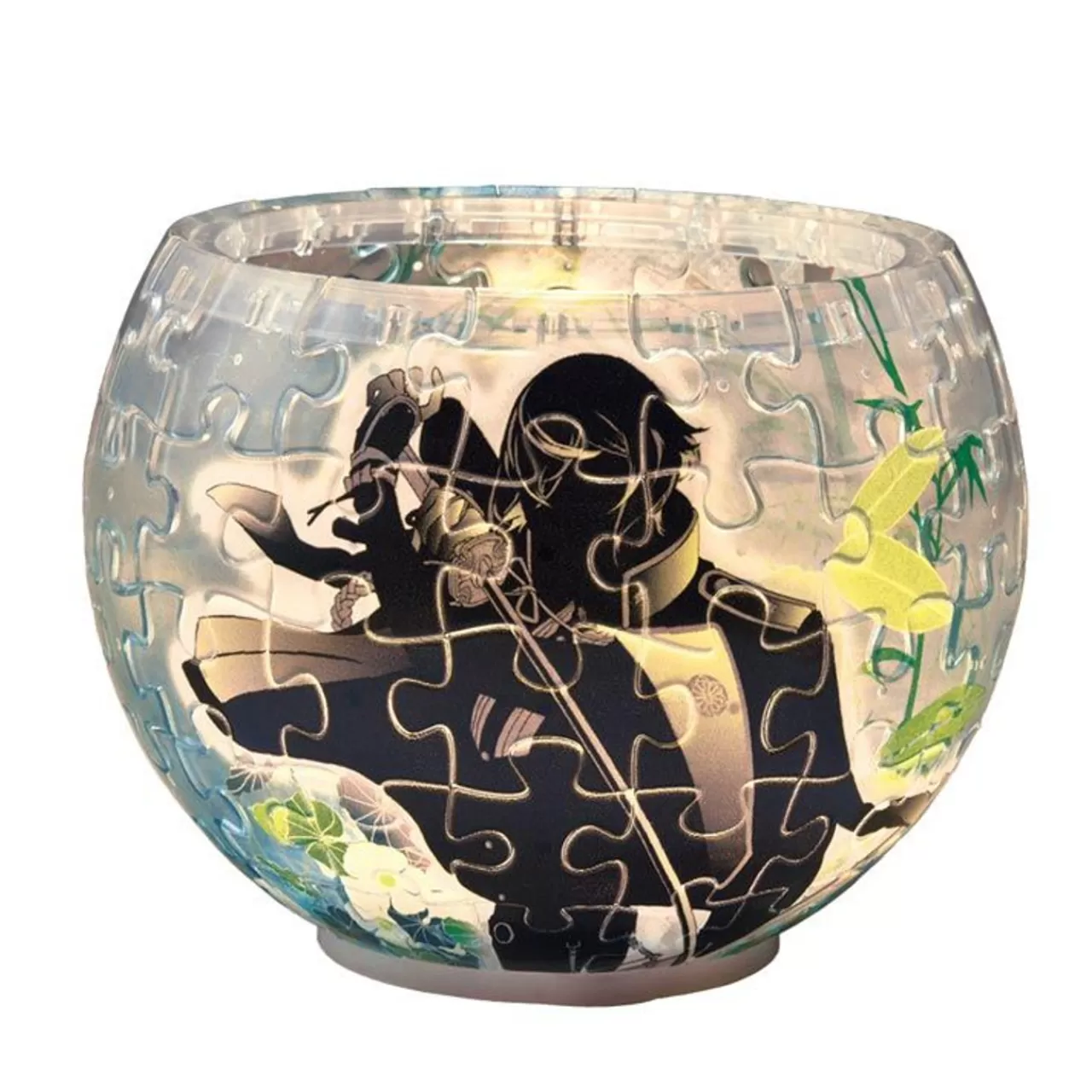 Yanoman 2201-36 3D Led Lamp Shade Puzzle Touken Ranbu - Higekiri (80 Pieces)