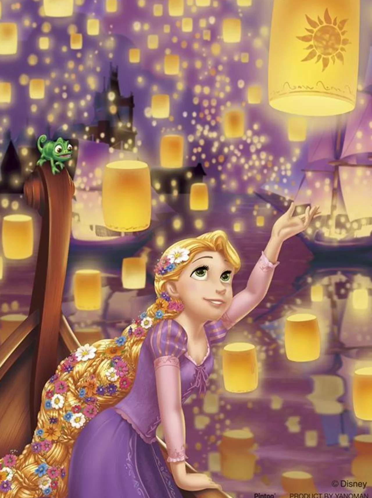 Yanoman 2308-05 Jigsaw Puzzle Disny Tangled A Wish To The Sky (150 Pieces)