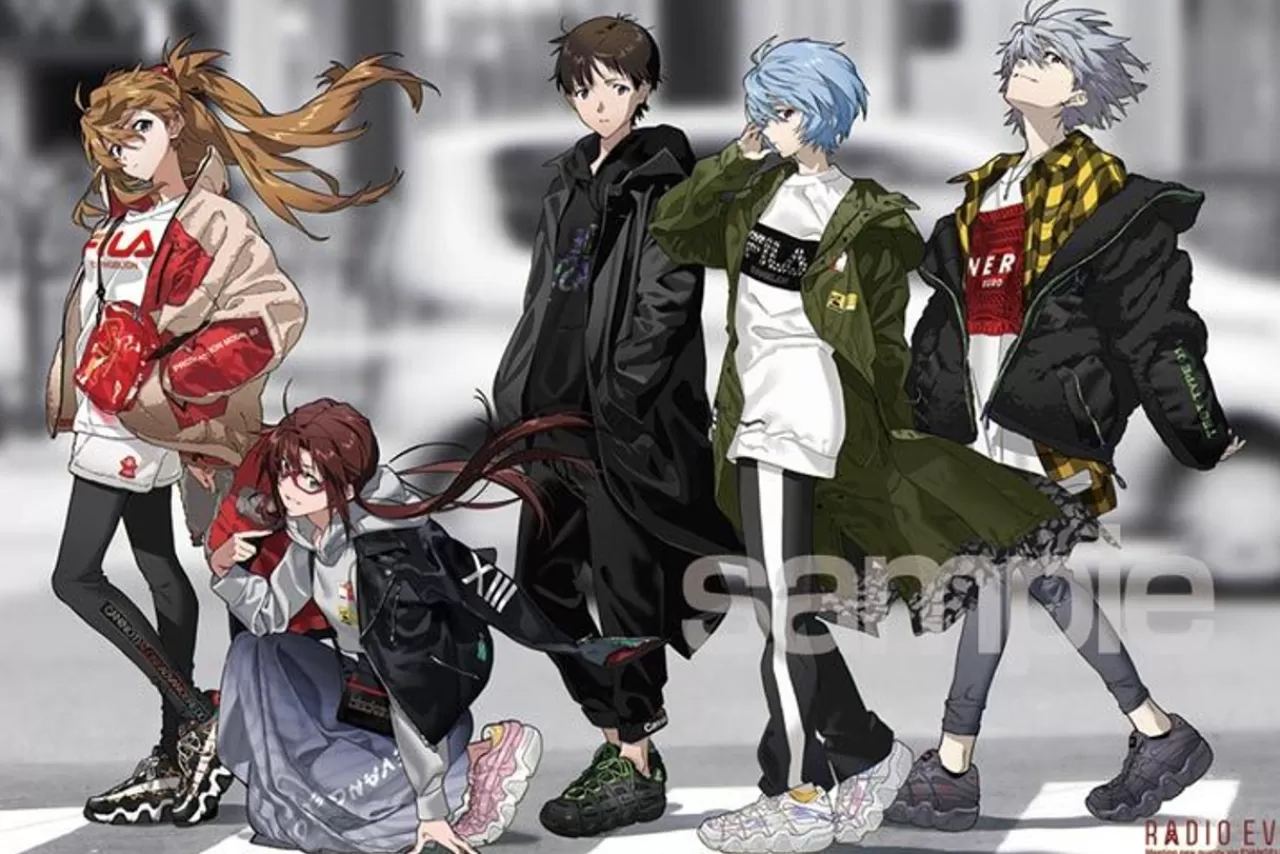 Yanoman 10-1367 Jigsaw Puzzle Evangelion Radio Eva Illustration 04 Sports Mix Style 1000 (1000 Pieces)