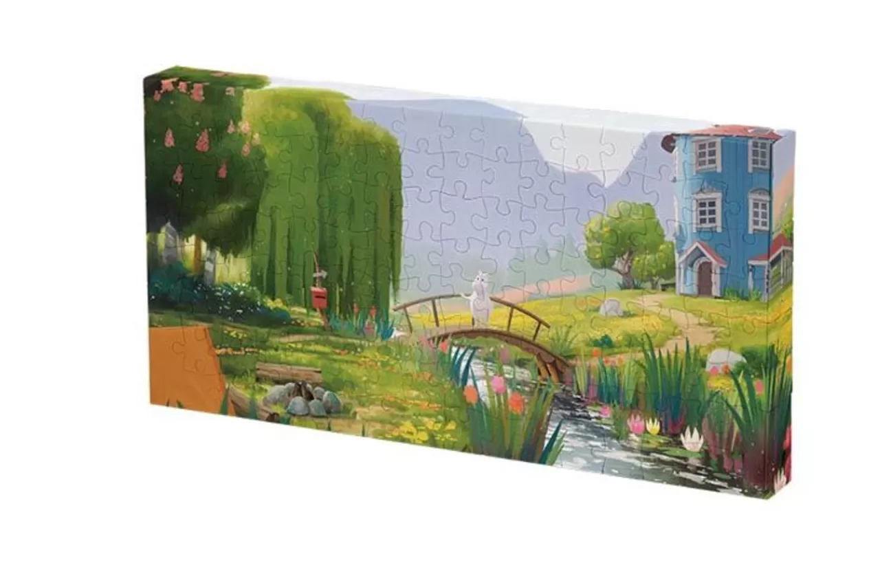Yanoman 2304-20 Jigsaw Puzzle Moomin Nicer Place Than Anywhere Else (120 Pieces)