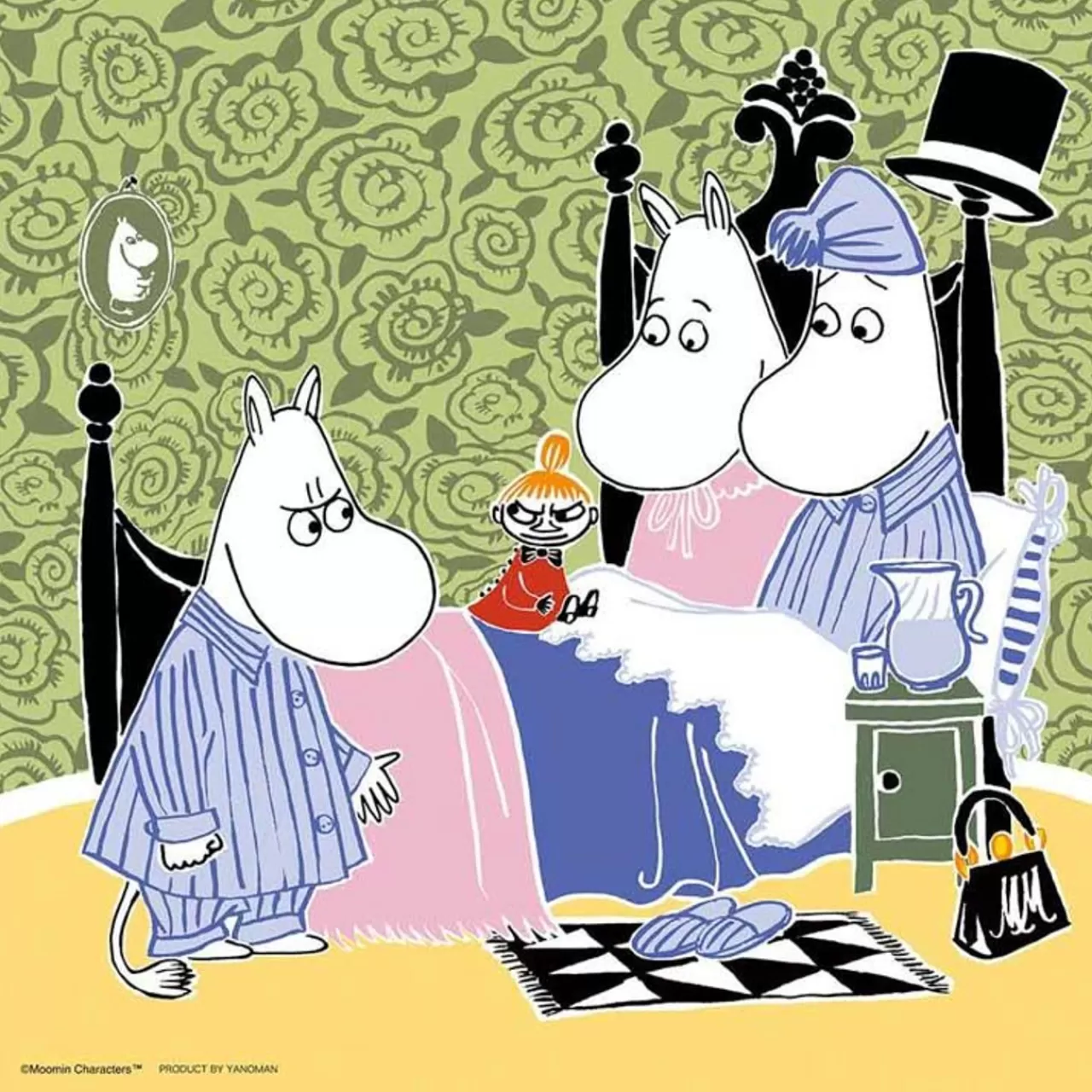 Yanoman 36-02 Jigsaw Puzzle Moomins Noisy Little My (Square Puzzle) (306 Pieces)